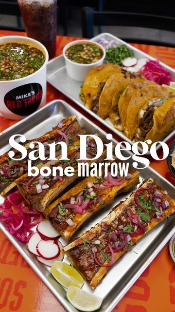 Bone Marrow Tacos, Bone Marrow Sauce, Bone Marrow Burger, Smoked Bone Marrow, Roasted Bone Marrow, Bone Marrow, California Dreaming, Ramen, Bones