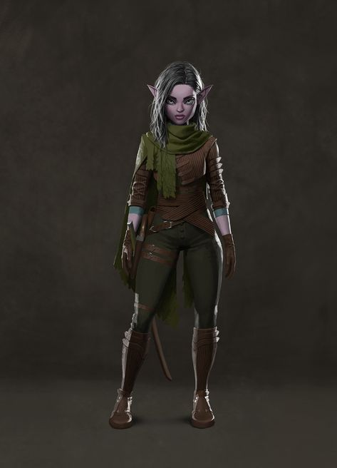 ArtStation - Elf company, Un Lee Deep Gnome, Female Gnome, Stylized Character, Pathfinder Character, The Hobbit Movies, Female Elf, Rpg Characters, Vox Machina, Fantasy Races