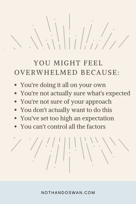 Ever experienced any of these causes of overwhelm? Who hasn't, right? This post will walk you through how to get over the feeling of overwhelm so that you can get back to your meaningful work. For thought leaders and creatives. Life Is Overwhelming Quotes, Life Is Overwhelming, Overwhelming Thoughts, When Work Is Overwhelming Quotes, When Life Gets Overwhelming Quotes, Life Overwhelming Quotes, Overwhelm Quotes Work, Feeling Overstimulated Quotes, Not Feeling Appreciated Quotes Work