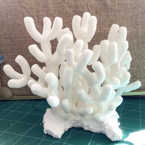 Fake Coral From Packing Worms : 4 Steps (with Pictures) - Instructables Fake Coral Diy, Coral Reef Display, Coral Reef Vbs Decorations, How To Make Coral Color, Balloon Coral Reef, Coffee Filter Coral Reef Diy, Coffee Filter Coral, Diy Coral Reef, Underwater Decor