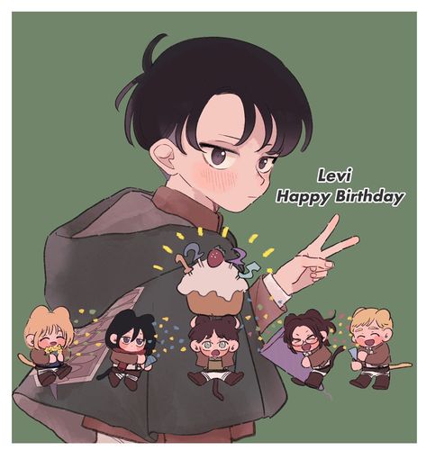 Anime Happy Birthday, Aot Funny, Happy Birthday Dear, Levi Ackerman, Happy Birthday To You, Attack On Titan, Happy Birthday, Log In, Log