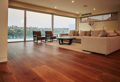 European Oak Vintage Engineered Strip Flooring in a home in Northbridge, NSW. Very modern/contemporary home Cherry Wood Living Room Ideas, Dark Oak Flooring, Warm Wood Flooring, Cherry Floors, Modern Contemporary Home, Wood Floor Kitchen, Living Room Inspo, Contemporary Home, Oak Floors