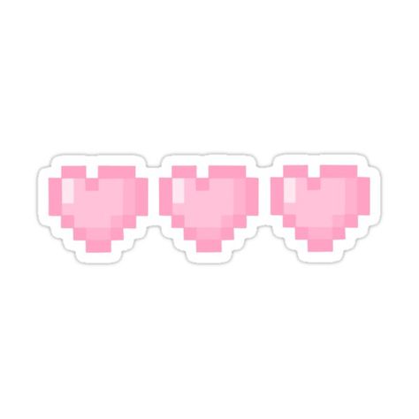 Pink Aesthetic Stickers, Gamer Stickers, Pink Widget, Pink Stickers, Pink Games, Homemade Stickers, Color Cartoon, Kawaii Tattoo, Cute Laptop Stickers