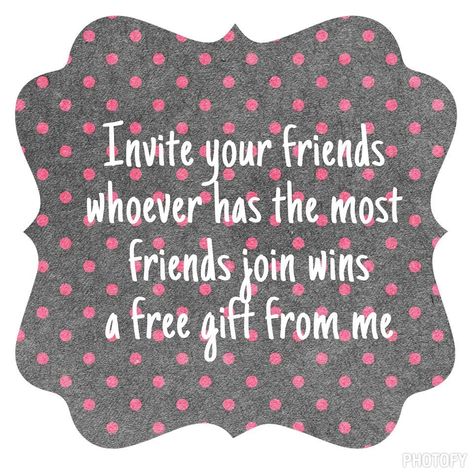 Invite your friends - most friends = free gift Friends Image, Vip Group, Invite Your Friends, Color Street, Free Gifts, Baby Onesies, Celebrities, Gifts