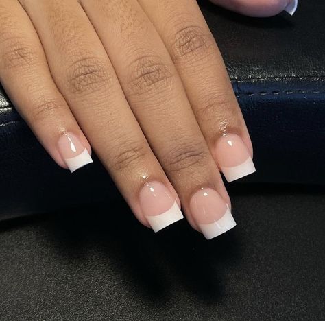 Women Nail Art, Future Nails, Short French Tip Nails, Long Coffin Nails, Hippie Nails, Basic Nails, French Tip Acrylic Nails, Short Square Acrylic Nails, Nails For Women