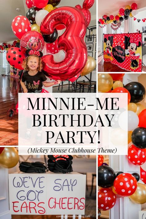 Three Minnie Mouse Birthday, 3rd Birthday Party Minnie Mouse, Minnie Mouse Theme Birthday, Minnie Mouse Clubhouse Birthday Party, Mickey Mouse 3rd Birthday Girl, Disney Three Year Old Birthday, Third Birthday Minnie Mouse, Disney 3rd Birthday Party, Minnie Third Birthday