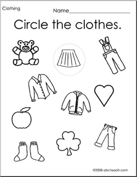 Clothes In Spanish, Worksheet For Nursery Class, Clothes Worksheet, Clothing Study, Me Preschool Theme, Color Worksheets For Preschool, Nursery Worksheets, Worksheet For Kindergarten, Writing Forms