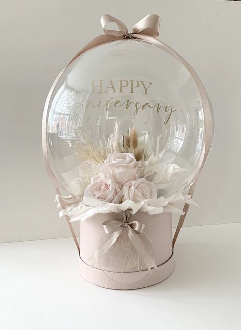 Hot Air Balloon Bouquet, Bubble Bouquet, Balloon Bouquet Diy, Mothers Day Balloons, Transparent Balloons, Balloon Box, Clear Balloons, Baby Balloon, Personalized Balloons