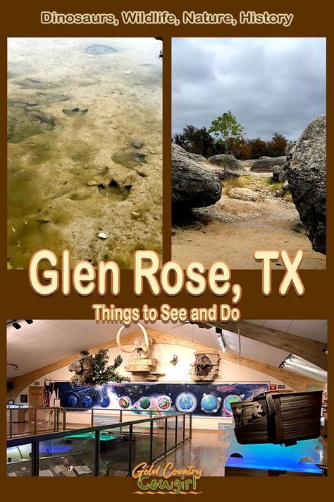 Glen Rose, TX, offers a wide variety of activities from searching for dinosaur tracks to quiet museums. Check out the best things to do in Glen Rose, Texas, including Fossil Rim Wildlife Center, Dinosaur Valley State Park, Dinosaur World, historic downtown and so much more. #travel #usatravel #texas #texastravel #glenrose #glenrosetx #dinosaurtracks #dinosaurcapital Texas Hiking, Glen Rose Texas, Dinosaur Valley State Park, Travel Local, Texas Trip, Texas Adventure, Glen Rose, Travel Texas, Texas Life