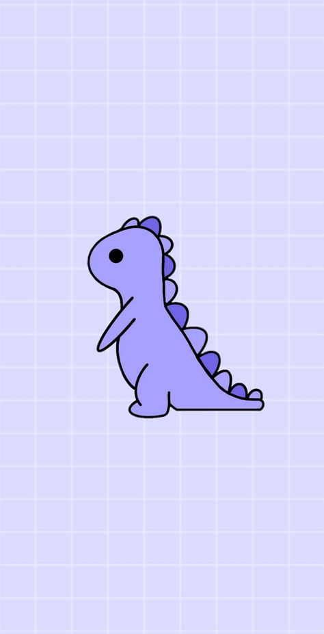 Purple Dino Wallpaper, Purple Dinosaur Wallpaper, Darby Core, Dino Stickers, Purple Dinosaur, Cute T Rex, Purple Wallpapers, Lego Wallpaper, Dinosaur Wallpaper