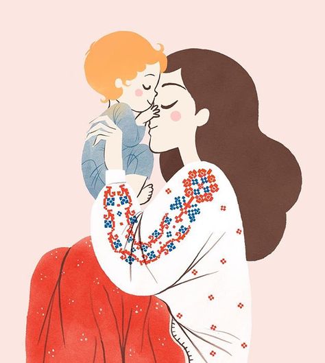 For all brand new mamas and babies this year + because I am excited to become an aunt (on my fam’s side) in a few weeks! ✨ Oana Befort, Motherhood Illustration, Mother Art, Baby Illustration, Mom Art, Family Illustration, Baby Art, Children Illustration, Cute Illustration