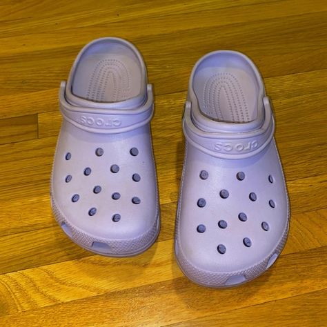 woman’s 10/ mens 8 light purple Crocs, worn once Light Purple Crocs, Purple Crocs, S 10, Light Purple, Size 4, Sneakers, Purple, 10 Things, Jewelry Watches