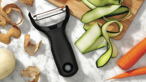 The 4 Best Vegetable Peelers Americas Test Kitchen, Vegetable Peeler, Homemade Pie, Cooking Together, Fresh Salads, Afternoon Snacks, Good Grips, Family Dinner, Fruits And Vegetables