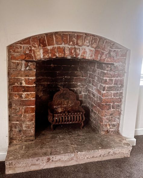 An old fire grate for an old fireplace. My mother in law kindly gifted us her old grate and with a bit of care we’ll have it looking beautiful 🤩 Can’t wait to get our first open fire started #cheshire #farmhouseaccount #fireplace #firegrate #openfireplace #cosyhomes #brickfireplace #cheshire #modernfarmhousedecor #oldfireplace #cosycottage #cosynight #home Fire Grate, Cool Morning, Fireplace Grate, Old Fireplace, Open Fireplace, Open Fire, Open Fires, Brick Fireplace, Modern Farmhouse Decor