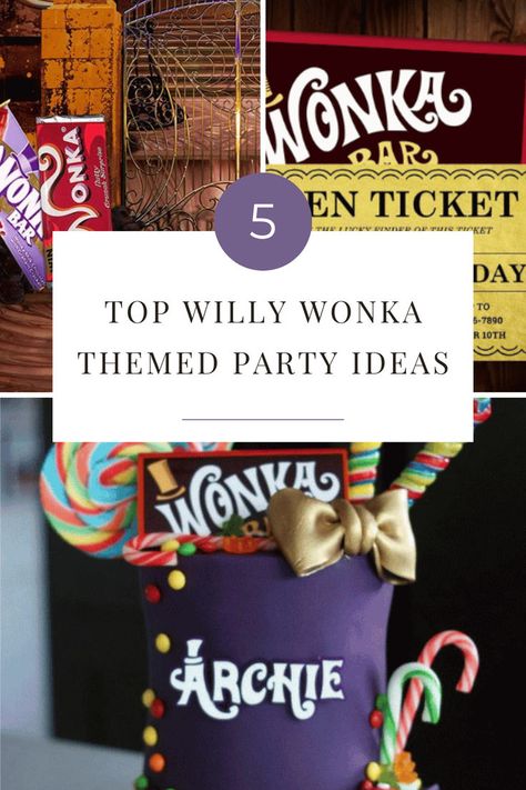 Get ready to dive into a sugar-coated wonderland with our top 5 Willy Wonka party ideas! 🍫✨ From sparkling candy-like decorations to delectable treats that will buzz everyone, we have everything you need for an unforgettable celebration. Let Wonka's magic inspire you! 🎉🍬 Wonka Party Ideas, Wonka Themed Party, Wonka Party, Willy Wonka Party, Themed Party Ideas, Willy Wonka, Themed Party, Party Themes, Birthday Parties