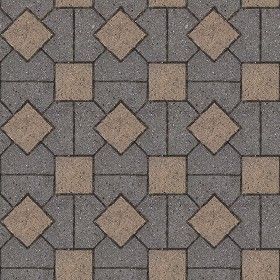 Textures Texture seamless | Paving concrete mixed size texture seamless 05625 | Textures - ARCHITECTURE - PAVING OUTDOOR - Concrete - Blocks mixed | Sketchuptexture Parking Tiles Texture, Footpath Texture, Pavement Bricks, Paving Texture, Parking Tiles, Stucco Texture, Pavement Design, Textures Architecture, Paving Pattern