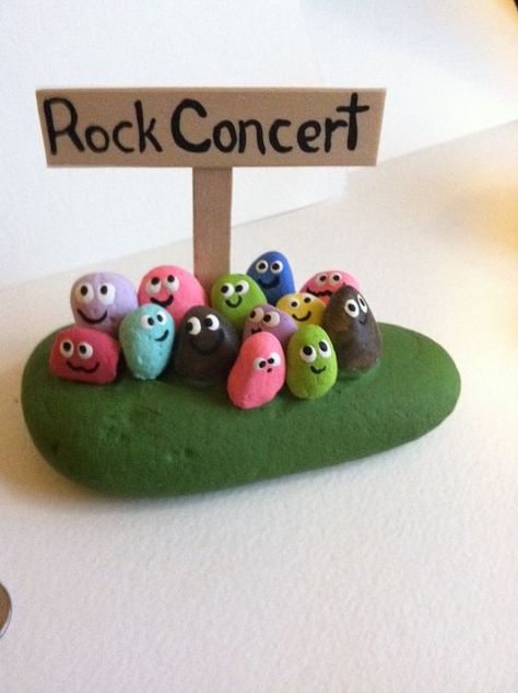 Funny Rock, Art Pierre, Rock And Pebbles, Painted Rocks Diy, Rock Painting Ideas Easy, Rock Painting Patterns, Decoration Originale, Paint Rock, Pet Rocks