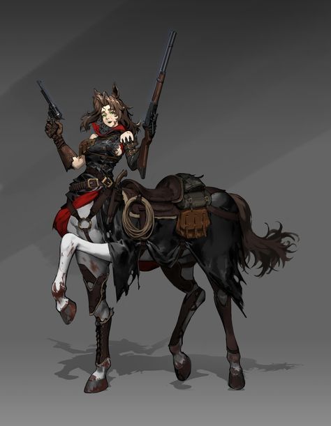 Centaur Character Design, Female Centaur, Humanoid Creatures, Fantasy Races, Creature Drawings, Modern Fantasy, 판타지 아트, Fantasy Inspiration, Dnd Characters