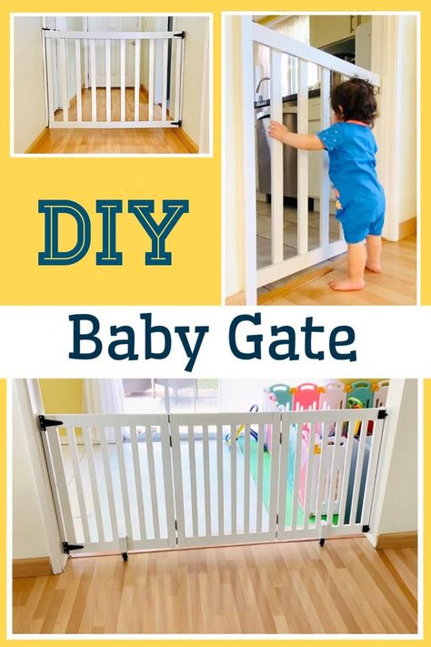 Diy Dog Gates Indoor Wide, Diy Pet Gate For Large Opening, Diy Baby Gate For Large Opening, Baby Gate With Door, Custom Baby Gates, Toddler Gate, Extra Wide Baby Gate, Wide Baby Gate, Diy Dog Gate