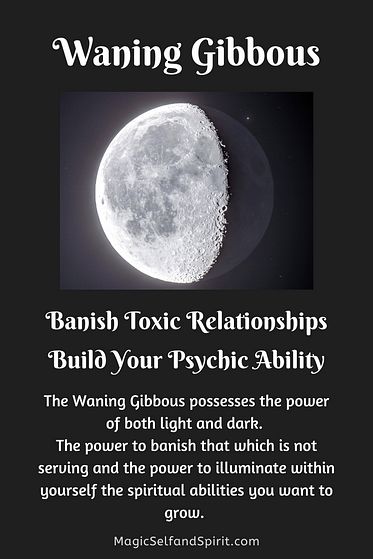 Waning Gibbous Moon - Pinterest Waning Gibbous Moon, Moon Spirituality, Gibbous Moon, Moon Meaning, Banishing Spell, Moon Spells, Moon Reading, Chaos Magic, Moon Journal