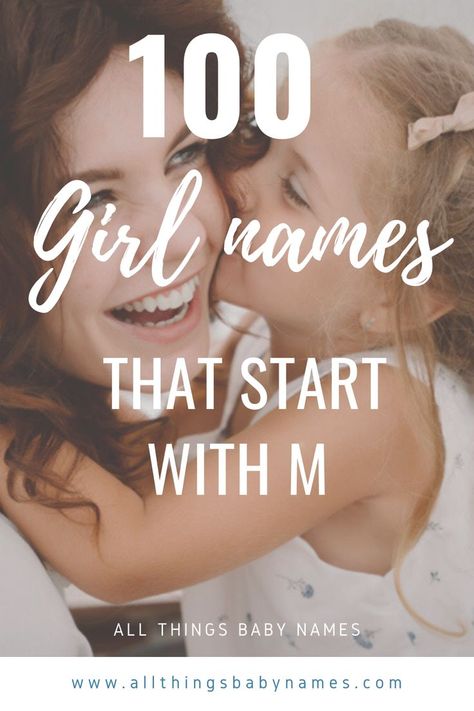 If you’re looking for a baby girl name starting with the letter “M,” we want to help you weigh your options. From Mabel to Myra, we have curated a list of 100 girl names, starting with the letter “M” and the meanings and origin of each name. Let the browsing begin. Baby Names Start With M, M Names For A Girl, M Names For Girls, M Baby Names, M Girl Names, Names Starting With M, Latin Girl Names, Spanish Girls Names