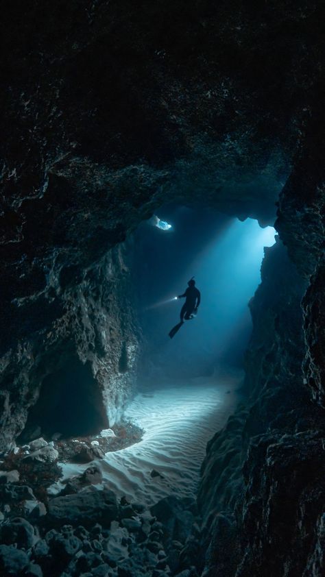 Underwater Wallpaper, Underwater Caves, Bawah Air, Cave Diving, 다크 판타지, Underwater Photos, Tangerang, Menorca, Underwater Photography