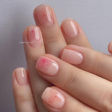 Blush Nails Acrylic, Nails Beach Design, Spring Nails Easter, Easter Nails Designs, 2023 Spring Nails, Nails Easter, Nails Beach, Minimal Nails Art, Nails Art Designs