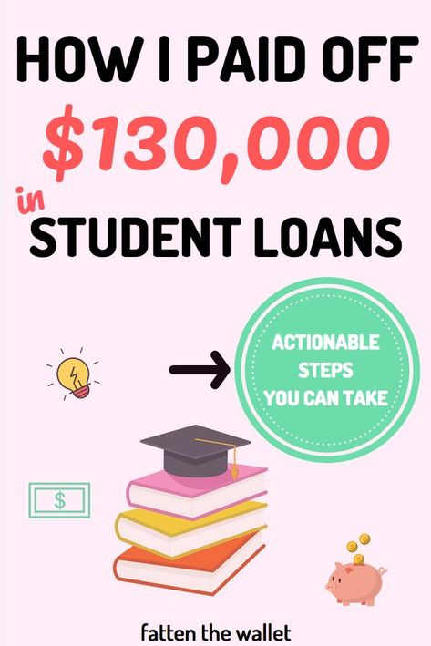 Learn how I paid off $130,000 in student loans in 3 years and steps you can take to pay your student loans faster #studentloans #debt #payoffdebt #fattenthewallet School Loans Paid Off, Paid Off Student Loans, Paying Off Student Loans Fast, Student Loans Paid Off, Best Student Loans For College, Pay Off Car Loan Early Tips, Loan Payoff, Payday Loans Online, Loan Forgiveness