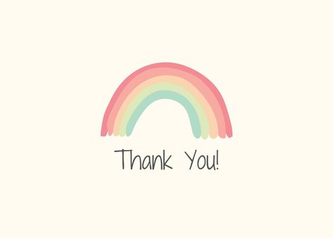 Thank You card by Coastlivinglifestyle on Etsy Cute Rainbow, Paper Greeting Cards, Thank You Cards, Card Stock, Greeting Cards, Etsy Shop, Rainbow, Paper Party Supplies, Off White