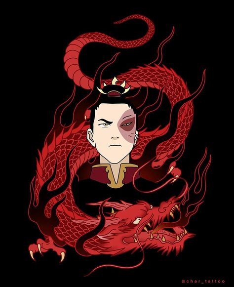 Charleen Singh on Instagram: “Fire Lord Zuko 🔥” Fire Lord Zuko, Avatar Tattoo, Avatar Fanart, Avatar Ang, Avatar Legend Of Aang, Prince Zuko, Avatar Zuko, Avatar Series, Avatar Cartoon