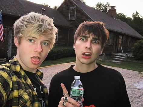 Sam and Colby’s Instagram post: “somehow you guys got the conjuring video to 250k likes ALREADY. wtf…. so i guesss we are going back sometime this year as promised… ALONE.” The Conjuring Video, Conjuring Video, Conjuring House, Sam And Colby Fanfiction, Sam Golbach, Colby Cheese, Soulmate Sketch, Edit Capcut, Fangirl Problems