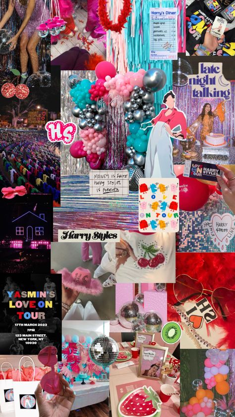 Love on tour themed party 🍒🍉🎀#loveontour #harrystyles #themedparty #birthday Harry Styles Party Ideas, Harry Styles Birthday, Harry Styles Fine Line, Bachelorette Themes, Wedding Week, Bachelorette Trip, Bachelorette Party Themes, Bach Party, Hen Do