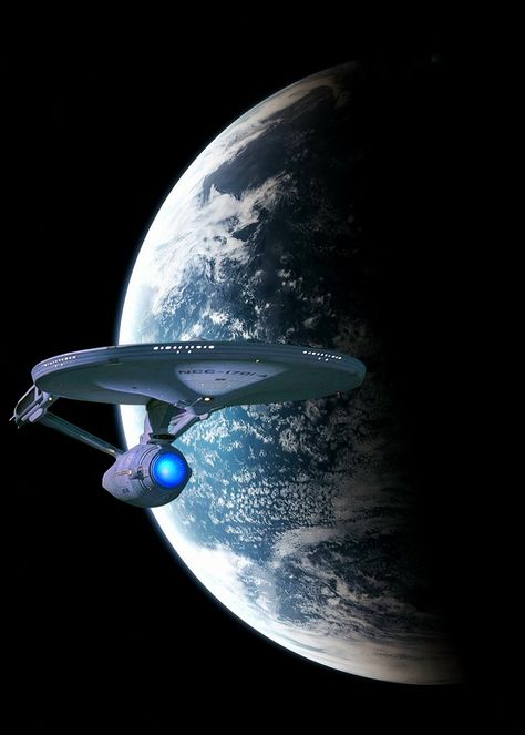 Star Trek Movie Version: USS Enterprise NCC-1701-A The Enterprise Star Trek, Enterprise Star Trek, Uss Discovery, Star Trek Wallpaper, Uss Enterprise Ncc 1701, Star Trek Poster, Starfleet Ships, Uss Enterprise Star Trek, Star Trek Tv