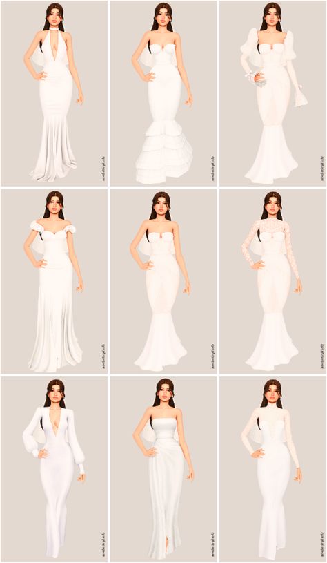 Sims Wedding Dress Maxis Match, Dresses Sims 4 Cc Maxis Match, Sims Cc Wedding Dress Patreon, Ts4 Wedding Dress Maxis Match, Sims 4 Cc Wedding Maxis Match, Sims 4 Dresses Formal Cc, Sims 4 Dress Formal, Best Maxis Match Cc, Formal Clothes Sims 4 Cc