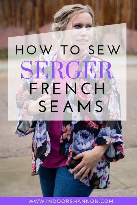 Serger Sewing Projects, Serger Patterns, Serger Tutorial, Serger Projects, Serger Stitches, Serger Tips, Tutorial Sewing, Serger Sewing, Tutorial Hair