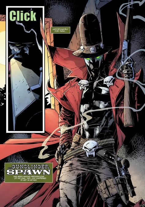 Gunslinger Gunslinger Spawn, Spawn Characters, Spawn Comics, Building Images, Heaven Art, Cowboy Art, Superhero Art, Design Reference, Fantasy Character Design