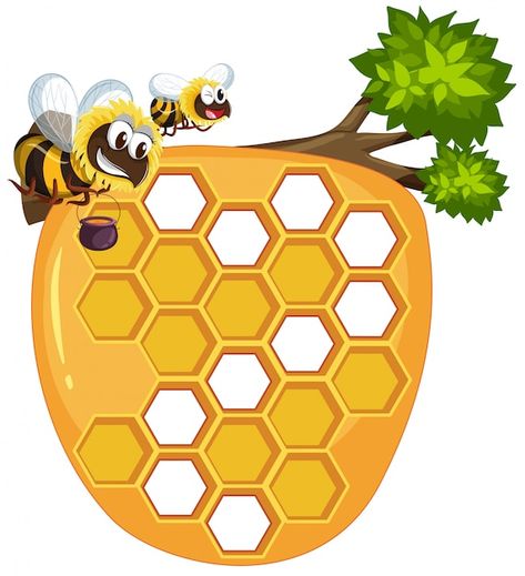 Isolated beehive on white background | Free Vector #Freepik #freevector #bee #beehive #hive #honey-bee Honey Logo, Bird Crafts, Cartoon Background, Math For Kids, Art Drawings For Kids, Background Illustration, Displaying Collections, School Crafts, Bee Hive