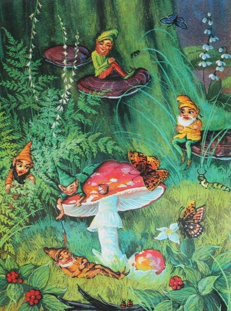 Fairy Toadstool, Woodland Fairy, Vintage Fairies, Flower Fairies, Fairytale Art, Mushroom Art, Art Prints For Sale, Magical Forest, Hippie Art