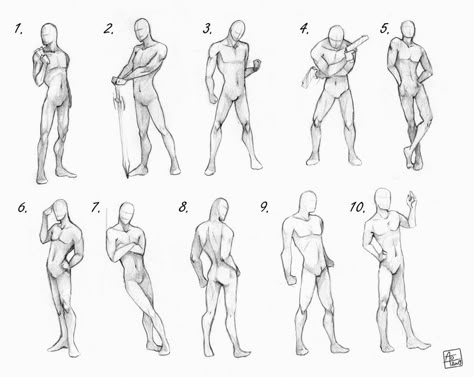 Comme chaque semaine, on continue à suivre nos cours de proportion (et sans rechigner s’il vous plait !). Après différentes poses féminines, c’est au tour des hommes de s’afficher… People Character, Drawing Poses Male, Character Design Cartoon, Couple Drawing, Male Pose Reference, Drawing Body Poses, Pencak Silat, Different Poses, Body Reference Drawing