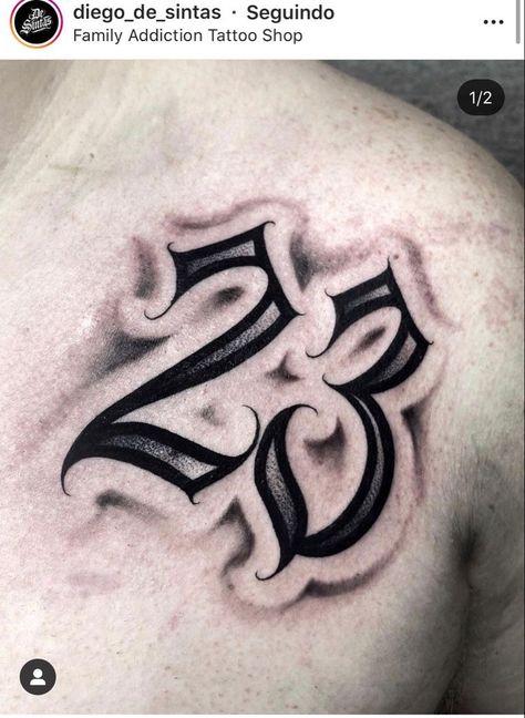 Lettering Numbers Tattoo, Chicano Numbers, Numeros Tattoo, Aztec Tattoos Sleeve, Number Tattoo Fonts, Tattoo Lettering Alphabet, Chicanas Tattoo, Tattoo Fonts Alphabet, Filigree Tattoo