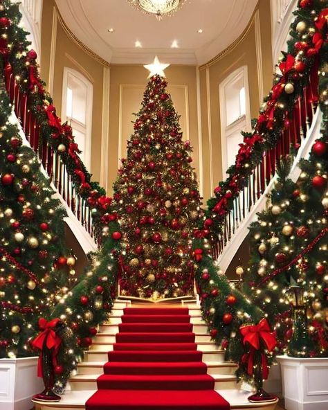 Luxury Christmas Decor, Christmas Dreaming, Winter Schnee, Christmas Scenery, Christmas Interiors, Christmas Themes Decorations, Christmas Tree Themes, Christmas Decor Ideas, Christmas Mood