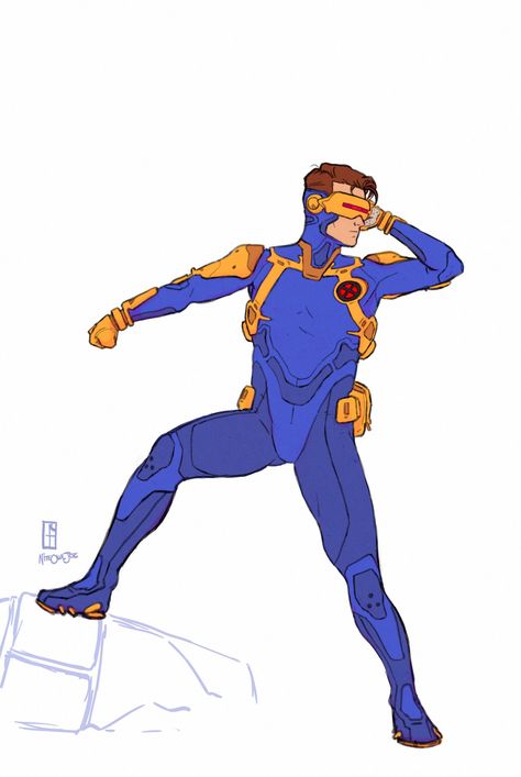 Cyclops X Men Redesign, Cyclops Concept Art, Cyclops Redesign, The Hunting Party, Cyclops X Men, Superhero Suits, Marvel Character Design, Marvel Artwork, Marvel Characters Art