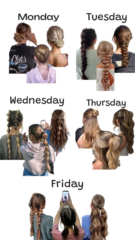 #hairstyles#weekly#buns#braids#pigtails Hairstyles Pigtails Buns, Two Pigtails Braids, French Braids Into Pigtails, Two Braided Pigtails, Hairstyles For The Week, Braids Pigtails, Braid Pigtails, Pigtail Buns, Buns Braids