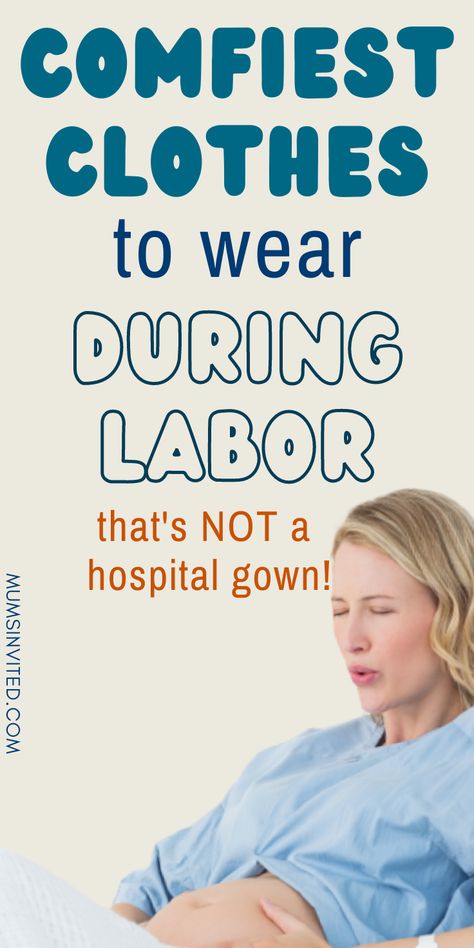 Wondering what to wear WHEN giving birth? Here's a round-up of the comfiest clothes for labor. Make sure to pack these labor clothes ideas in your hospital bag. what do you wear when giving birth. maternity hospital gowns. labor outfits. birthing dress. labor gown. labour gown UK. birthing gown. what to wear during labor and delivery ideas. what to wear during labor. what to wear when giving birth. what to wear during natural labor. Preparing for labor and delivery. Labor Outfit Hospital, Homebirth Outfit, Diy Labor And Delivery Gown, Labour Outfit Hospital, Water Birth Outfit, What To Wear To Hospital For Labor, Labor And Delivery Outfit Mom, What To Wear During Labor And Delivery, Labor And Delivery Outfit