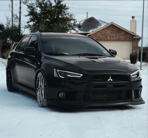 Black Mitsubishi Lancer, Mitsubishi Lancer Tuning, Lancer 10, Lancer Gt, Lancer Gts, Mitsubishi Cars, Lancer Evo, Evo X, Best Jdm Cars