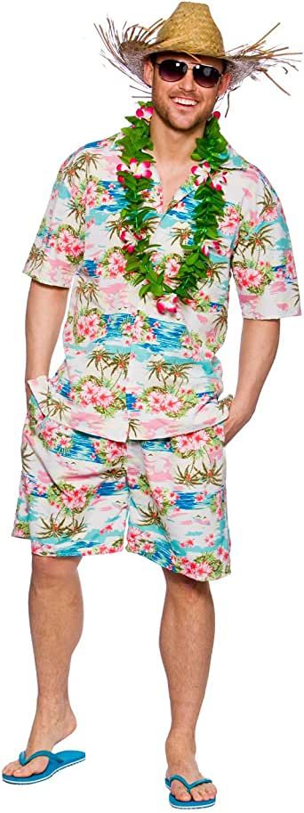 Hawaii Costume, Luau Costume, Floral Costume, Mens Fancy Dress, Aloha Dress, Beach Party Outfits, Beach Floral, Beach Boy, Overalls Outfit