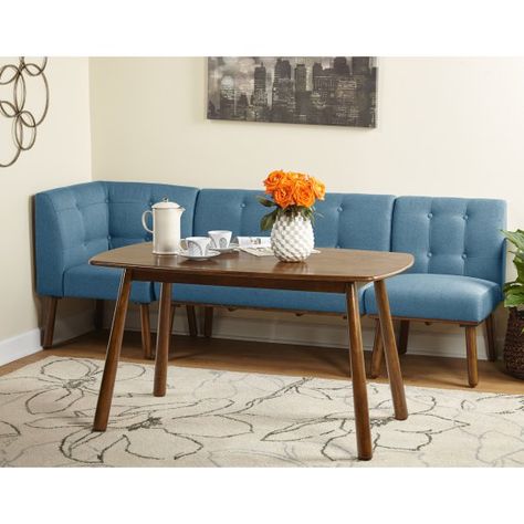 Target Marketing Systems Playmate 4 Piece Dining Table Set Dining Table With Futon, Nook Dining, Breakfast Nook Dining Set, Nook Dining Set, Nook Decor, Set Meja Makan, Dining Room Set, Living Room Set, Open Spaces