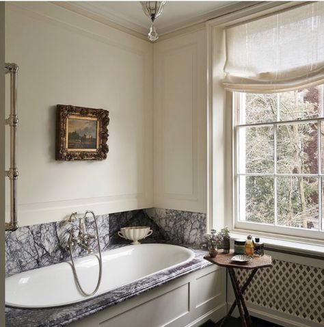 Beautiful Master Bathrooms, Bath Surround, Traditional Baths, Marble Bath, Drawn Thread, Bath Shower Mixer, Roman Blind, Elegant Bathroom, Marble Bathroom