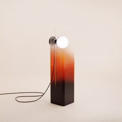 Yanko Design on Instagram: "The Reset Horizon lamp brings the sunset and it’s range of colours into your space. - This adjustable lamp boasts a minimal structure made of bent acrylic sheet that doubles as a lamp shade. The result is a gradient that replicates the hues of a sunset and changes the degree of the warmth of your light as needed. - Designer: @designbyjoffey  - Follow us at the new Yanko Design page @yankodesign_official as our previous account is currently unavailable." Colour Changing Lamp, Sunrise Lamp, Sunset Lamp Rainbow, Sunset Projection Lamp, Sunset Lamp Red, Sunset Lamp, Adjustable Lamp, Portable Lamp, Design Page