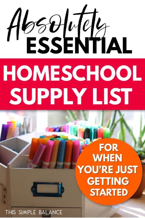 Use this homeschool supply list to stock up on must-have homeschool supplies for when you're just starting out! Includes a list of homeschool reference texts. Homeschool Supply List, Homeschool Room Organization, Homeschool Hacks, Start Homeschooling, Homeschool Routine, Homeschool Supplies, Homeschooling Tips, Homeschool Elementary, Homeschool Education